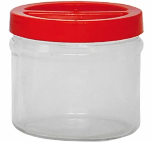 Vaso in vetro con tappo chiusura a vite Ortes per conserve e alimenti -1 kg / Confezione d...