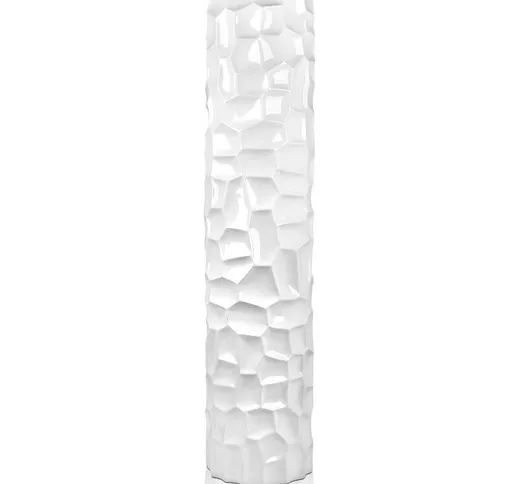 Vaso moderno in vetroresina per interni cm H133xØ30cm V128030PW1 - Artedalmondo