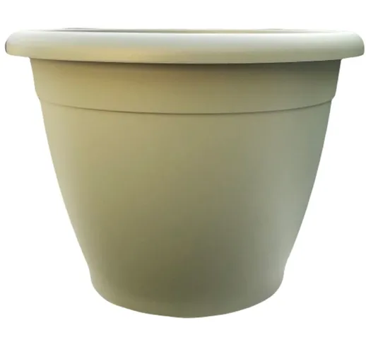 Veca - vaso colorato tondo in plastica naxos Vari Colori diam 18cm made in Italy - Color:...