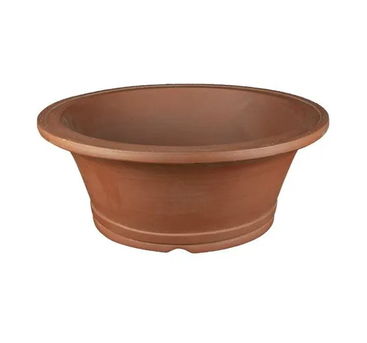 Vaso per bonsai rotondo in gres 51,5x51,5x21 cm - L76b