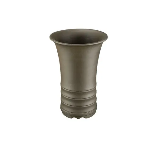 Vaso per bonsai rotondo (stile a cascata) in gres 12x12x21,5 cm - 2869