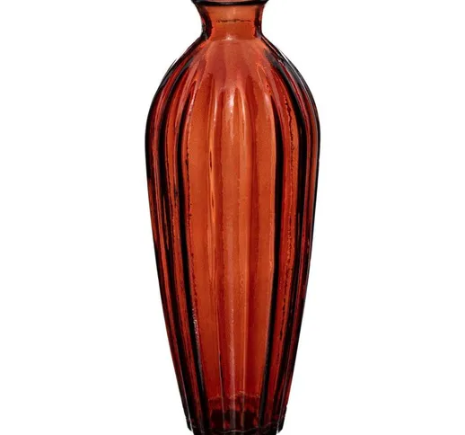 Atmosphera - Vaso per caramelle ambrato recy h29 in vetro créateur d'intérieur - Brown