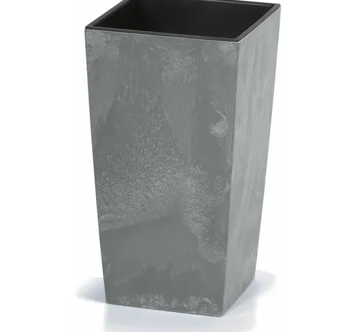  - Vaso per fiori Fioriera effetto cemento cassetta portafiori 26 l 49 l 91 l Grigio, 49 L...