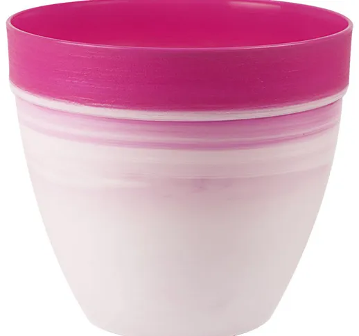 Idel - Vaso per Piante Colorato Sfumature Interno Esterno Plastica Touch Exclusive Colore:...