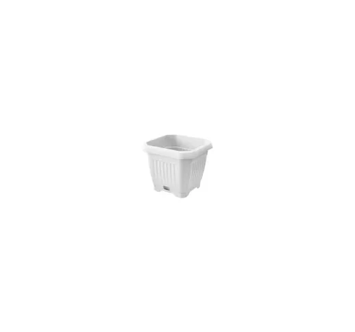 Vaso Quadrato 12x12cm bianco