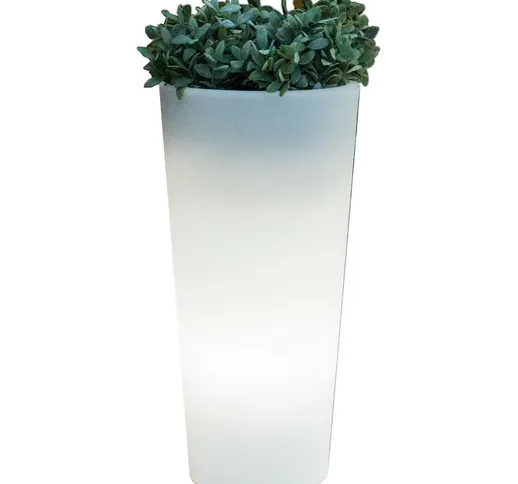Vaso Solare Mod.Ficus Tondo H.60 Rgb C/Telecomando Pz 1,0