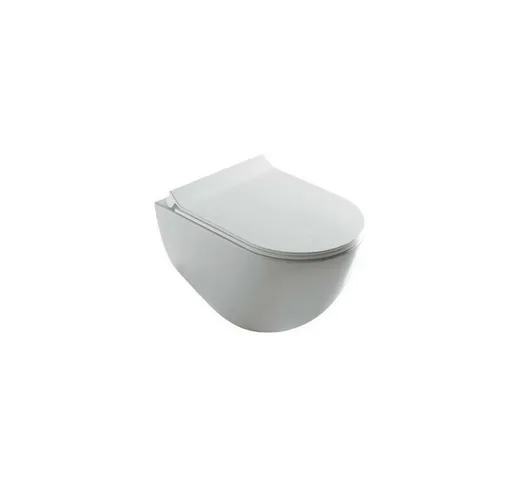Vaso sospeso 36x56xH36 cm in ceramica Galassia Dream | Bianco