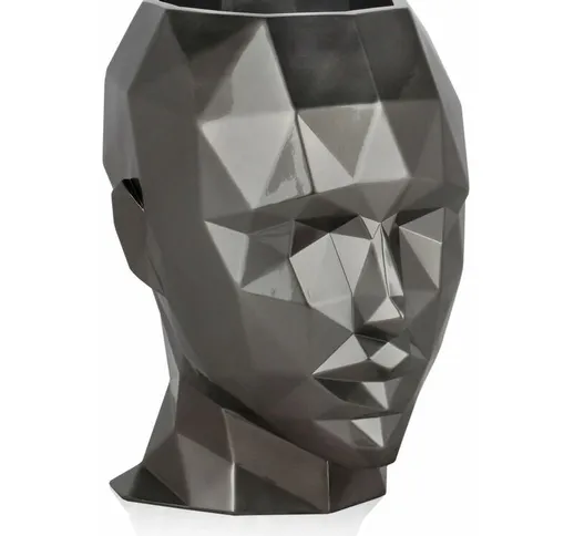 Vaso testa di donna sfaccettata cm H36xL32xS25cm VPE3632EA - Artedalmondo