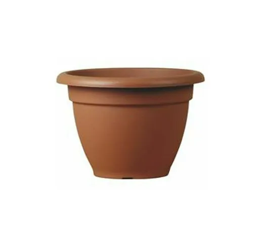 Vaso tondo ''Campana Basic'' in plastica 100% riciclata per fiori e piante da giardino -40...