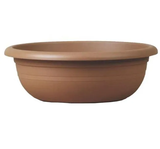 Vaso tondo Ciotola in plastica 100% riciclata per piante e fiori da giardino -44 cm / Terr...