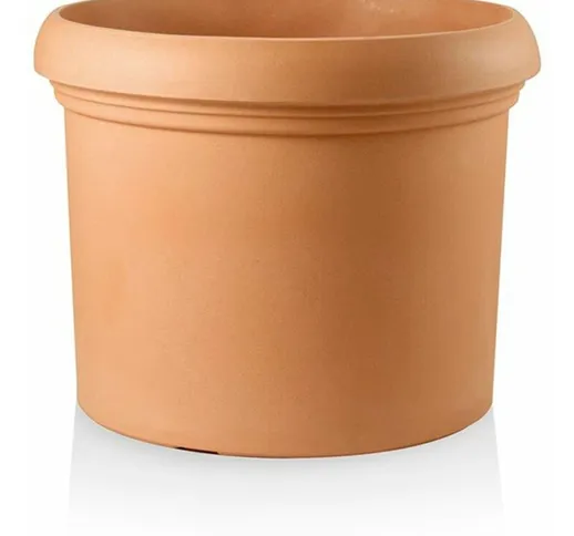 Vaso tondo Classic Vicenza per fiori e piante da giardino. -DIAM 60 x H 45 cm / Anticato