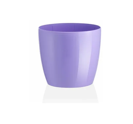 Vaso tondo Madeira Luxy Colour in plastica colorati da esterno e giardino fiori piante -14...