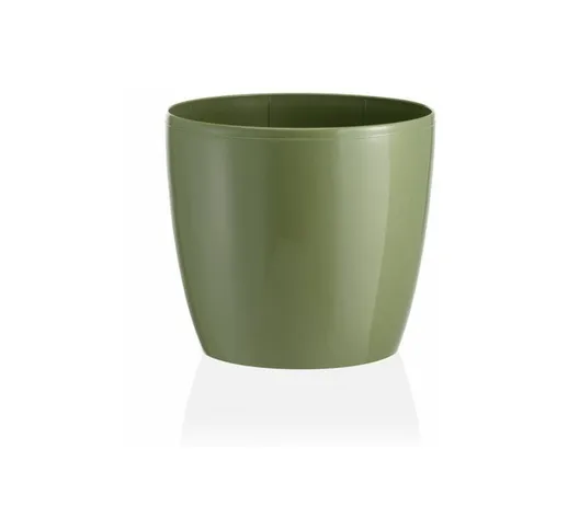 Vaso tondo Madeira Luxy Colour in plastica colorati da esterno e giardino fiori piante -18...