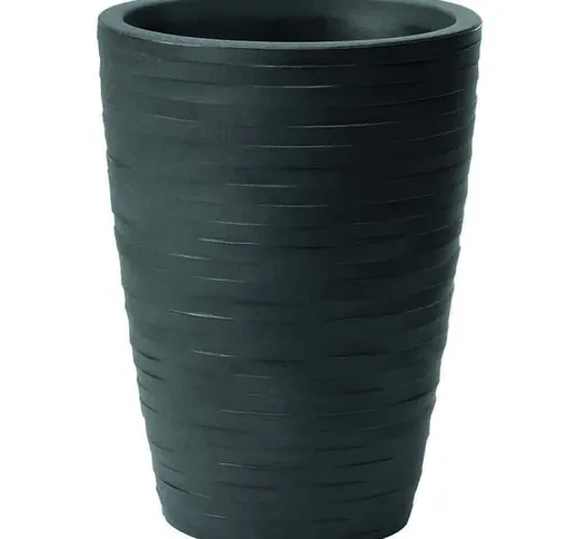 Vaso Tondo TYLUS ELEGANCE Ø30 H40 - GRIGIO ANTRACITE - NICOLI