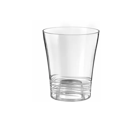 Vaso cilindro Orchidea Clear da esterno e giardino per piante e fiori -16 cm / Trasparente