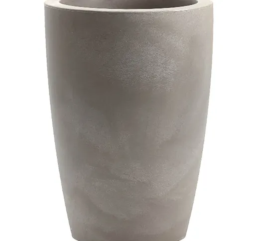 Vaso tondo tylus matt Ø30 H40 - grigio cenere  grigio cenere