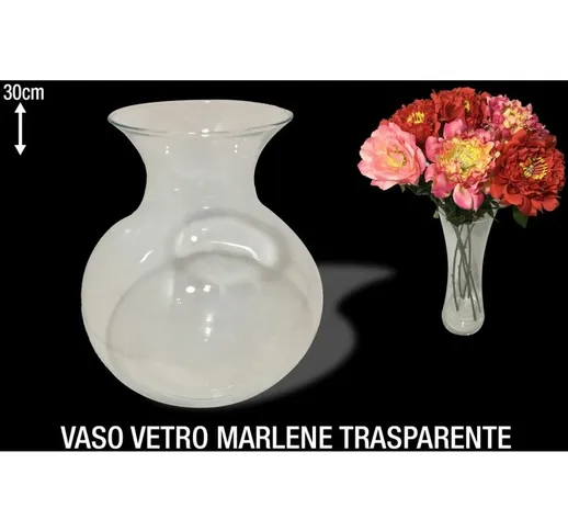 Vaso Vetro Marlene Cm.30 Trasparente