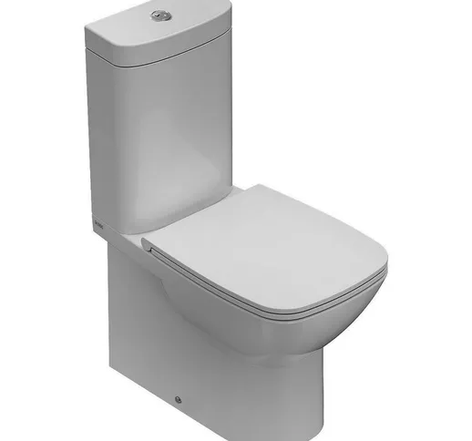 Vaso WC monoblocco installazione filo parete 65.37 Globo Daily DA003BI | Bianco Lucido - G...