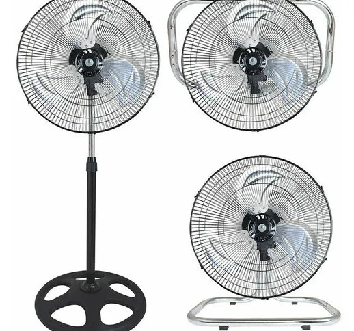 Ventilatore 3 in 1 a Piantana Parete Tavolo 90 W Regolabile 160 cm Colonna Vinco