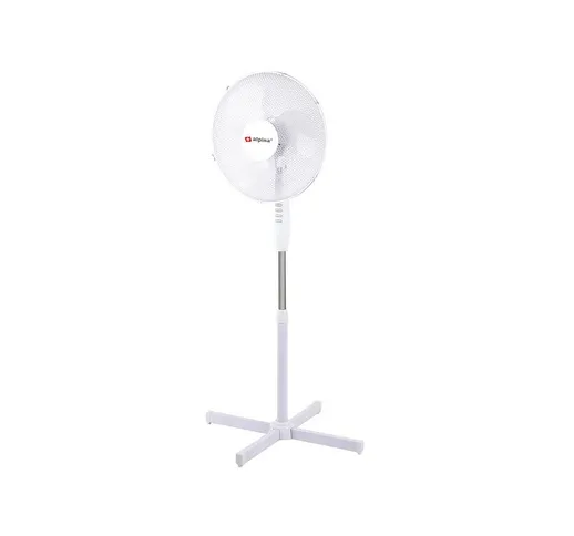 Lgvshopping - Ventilatore a Piantana Regolabile da Terra Oscillante Pale da 40 cm 3 Veloci...