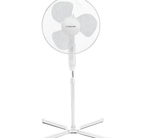 Trotec - Ventilatore a piantana tve 15 s, con oscillazione a 80° / 40 w