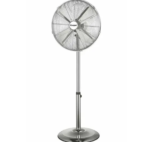 Ventilatore Cromato In Metallo Con Piantana H 130 Cm Usato Come Nuovo