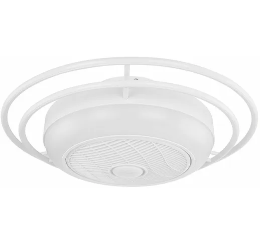 Etc-shop - led Design Ventilatore da soffitto Luce diurna Lampada dimmer Telecomando Raffr...