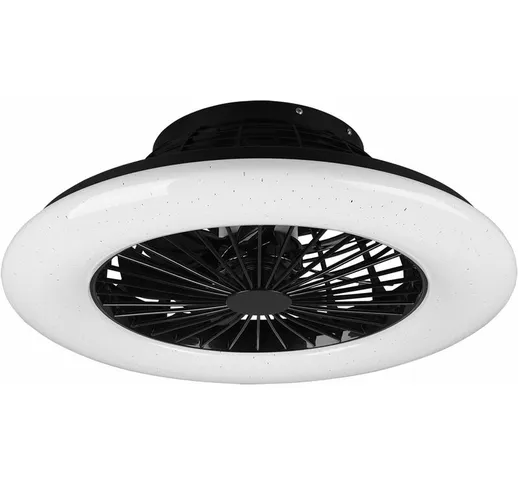 Etc-shop - Ventilatore da soffitto con illuminazione e telecomando, plafoniera silenziosa...