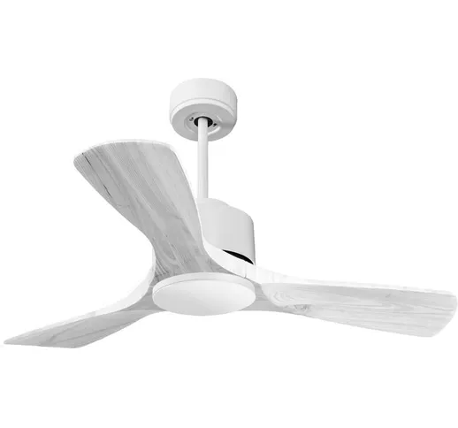 Ventilatore da soffitto Reversibile Termostato Wifi Motore CC Tetti inclinati Telecomando...