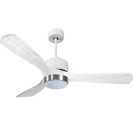 Purline - Ventilatore da soffitto Reversibile Termostato Dimmabile Wifi Motore cc Tetti in...