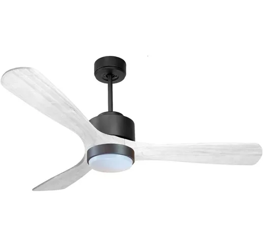 Purline - Ventilatore da soffitto Reversibile Termostato Dimmabile Wifi Motore cc Tetti in...