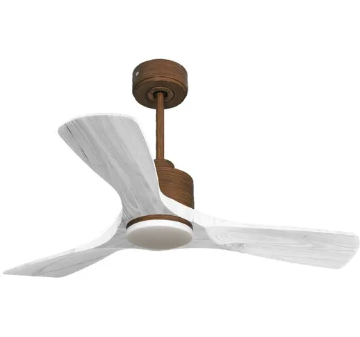 Ventilatore da soffitto Reversibile Termostato Dimmabile Wifi Motore CC Tetti inclinati Te...