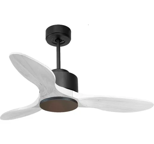 Purline - Ventilatore da soffitto Reversibile Termostato Wifi Motore cc Tetti inclinati Te...