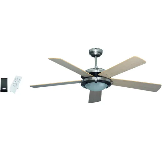 Ventilatore da Soffitto Woodsky IN LEGNO - Potenza 60 Watt - Con telecomando - Niklas