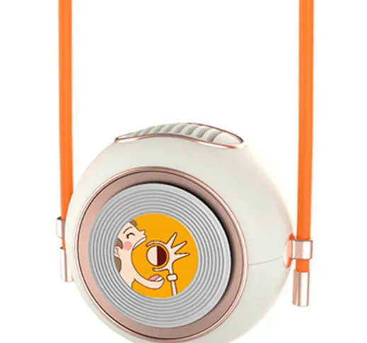 Ventilatore per collana Mini ventagli indossabili Ventilatore con archetto Ventilatore USB...