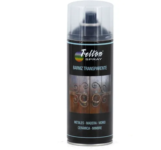 Vernice acrilica trasparente spray 400ml raso - Felton