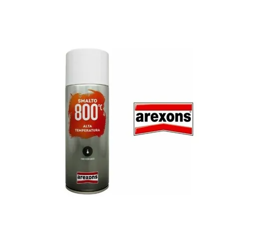 Vernice alta temperatura Arexons spray smalto fino 800° pinze freno auto moto – col. bianc...