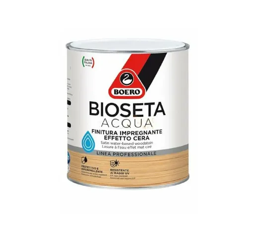 Vernice bioseta acqua Boero Neutro,0750 Lt