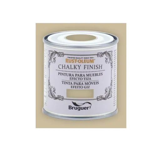 Vernice effetto gesso Chalk Paint Rust-Oleum Xylazel | 125 ml - Marrone Iuta - Marrone Iut...