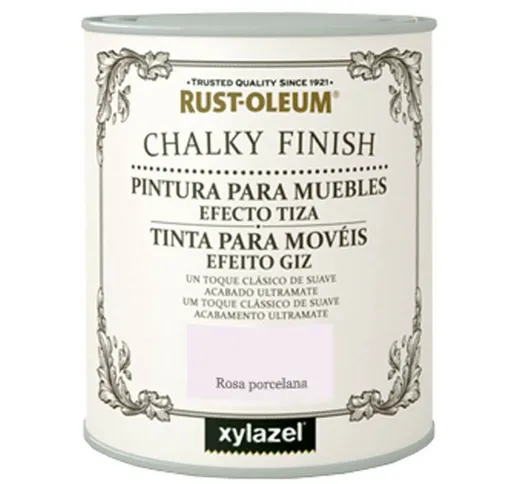 Vernice per mobili chalky finish Xylazel Rosa Porcellana 750ml 750 ml