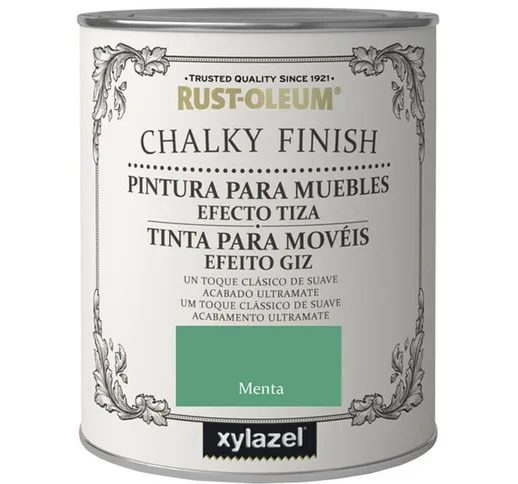 Vernice per mobili chalky finish Xylazel Menta 750ml 750 ml