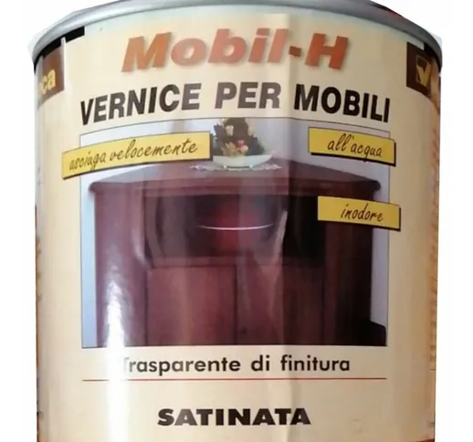 Vernice inodore x mobili finitura trasparente mobile mobil-h 750 ml vari colori colore esa...