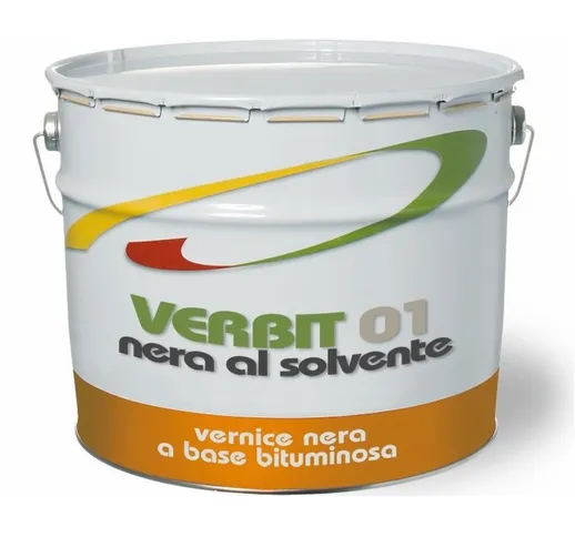 Vernice Nera a Base Bituminosa Verbit Laiv 4 kg Impermeabilizzante