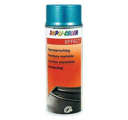 Vernice protettiva metallizzata colpo di martello blu Bomboletta spray da 400 ml  (Per 6)