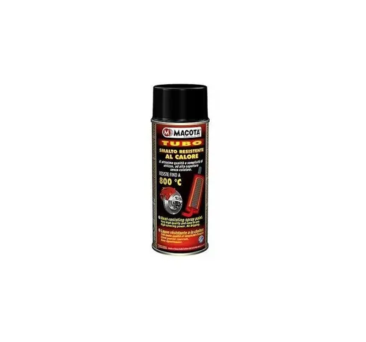 Vernice Spray Alte Temperature 800° Macota per Pinze Freni Auto Moto da 400 ml – colore tr...