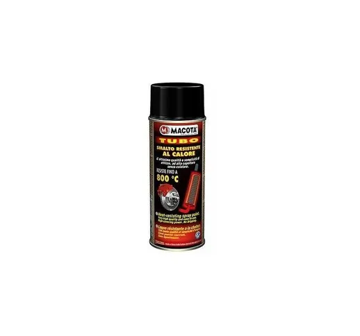 Vernice Spray Alte Temperature 800° Macota per Pinze Freni Auto Moto da 400 ml – colore bi...