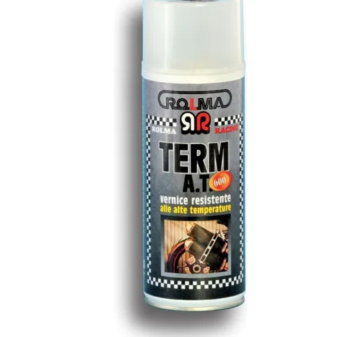 Vernice Spray Alte Temperature Term At Fino A 600° Rosso Alluminio Nero Bianco