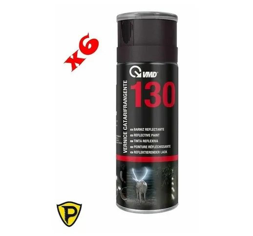 Vernice Spray catarifrangente permanente trasparente reflective salvavita  130 - 400 ml -...