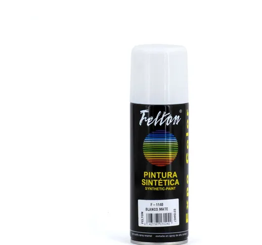 Vernice spray sintetica opaca 200 ml - bianco - bianco - Felton