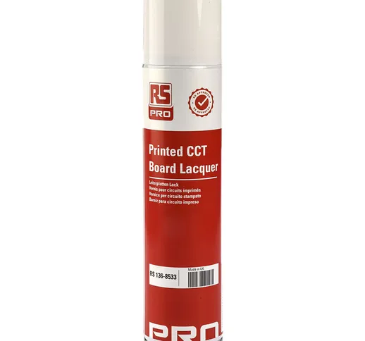 Rivestimento pcb Trasparente Rs Pro Acrilico, , spray da 400 ml, +150°C max., per Protezio...